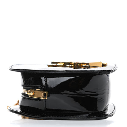 Saint Laurent Patent Small Love Heart Chain Bag Black 3 of 4