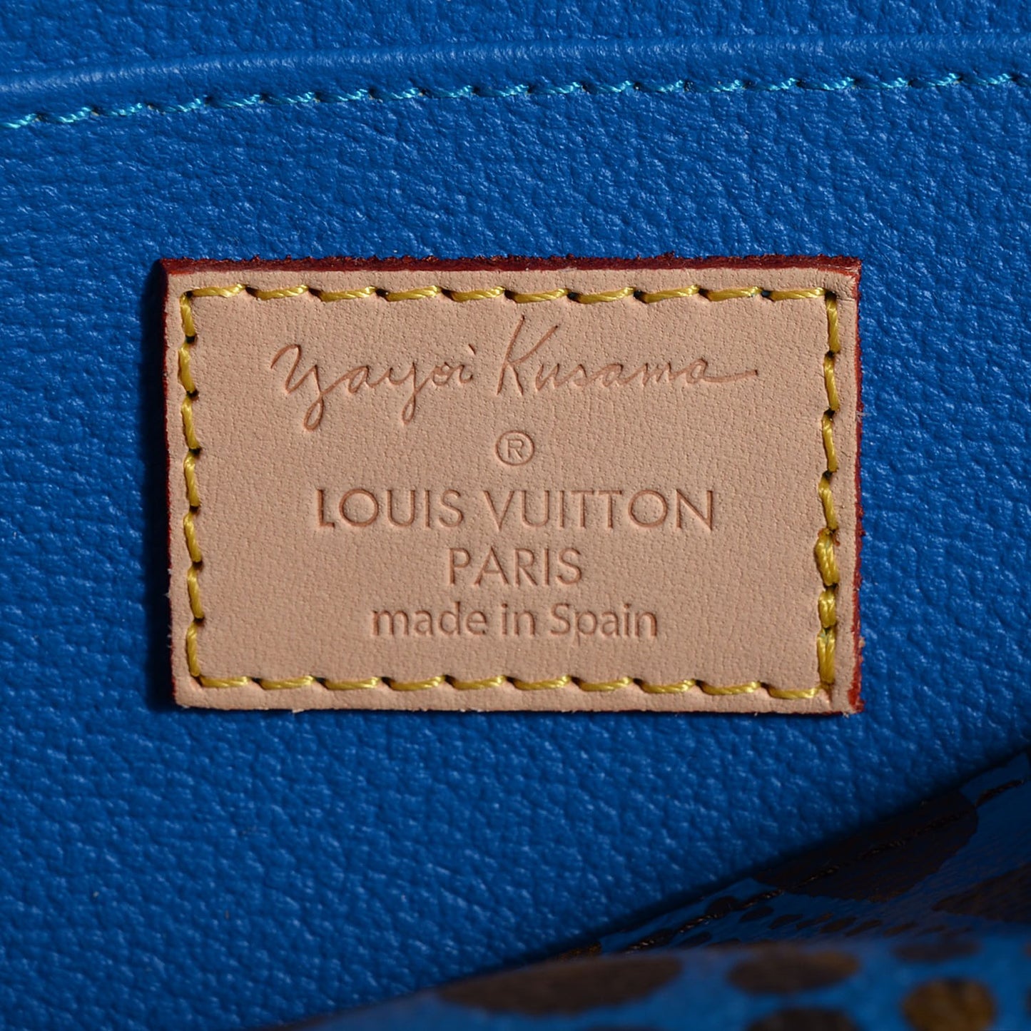 Monogram Kusama Pumpkin Dots Cosmetic Pouch Blue