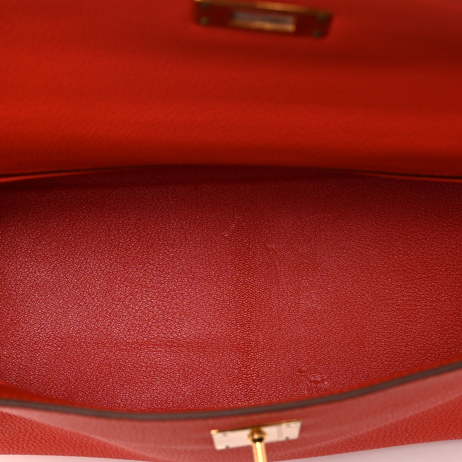 Hermes Togo Kelly Retourne 32 Capucine 5 of 10
