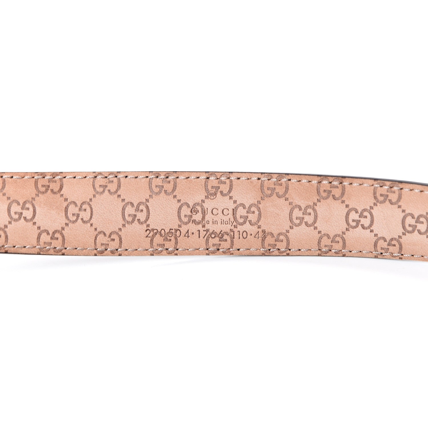 Gucci Selleria Calfskin Belt 110 44 Black 3 of 4