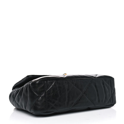 Chanel Goatskin Quilted Medium Chanel 19 Flap Black 3 of 6