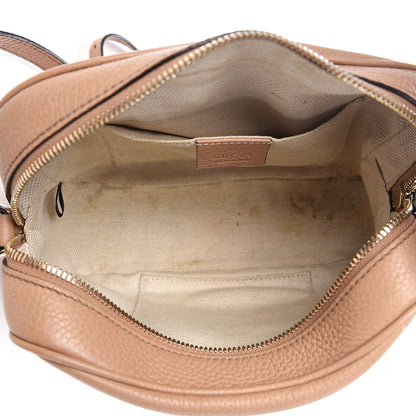 Gucci Pebbled Calfskin Small Soho Disco Bag Rose Beige 4 of 13