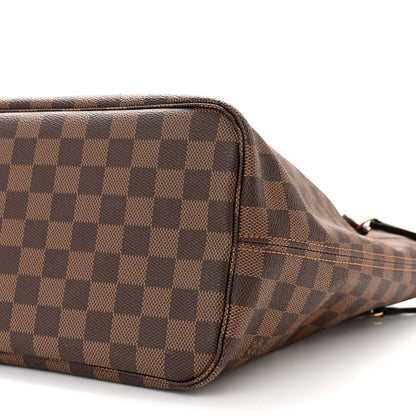 Louis Vuitton Damier Ebene Neo Neverfull MM Rose Ballerine 10 of 10