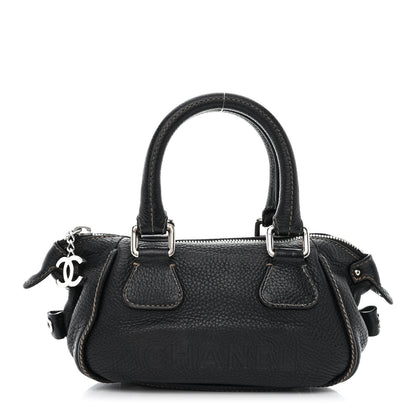 Chanel Calfskin Lax CC Small Bowler Bag Black 1 of 13