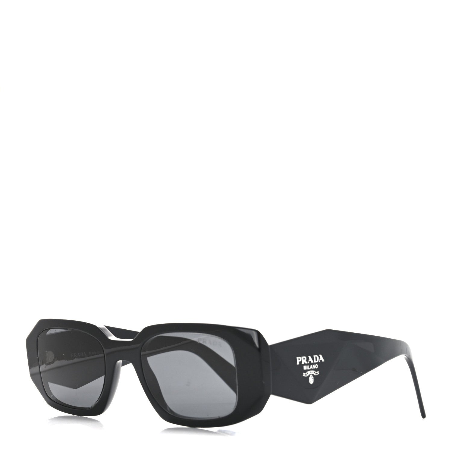 Prada Acetate Symbole Sunglasses SPR 17W Black 1 of 6