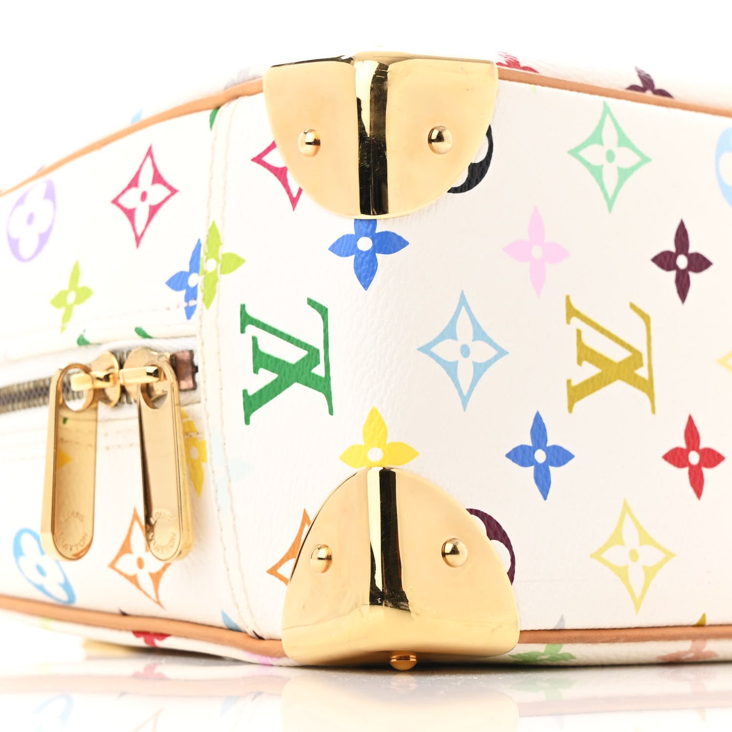 Monogram Multicolor Trouville White