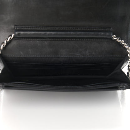 Chanel Caviar Timeless CC Wallet On Chain WOC Black 5 of 12