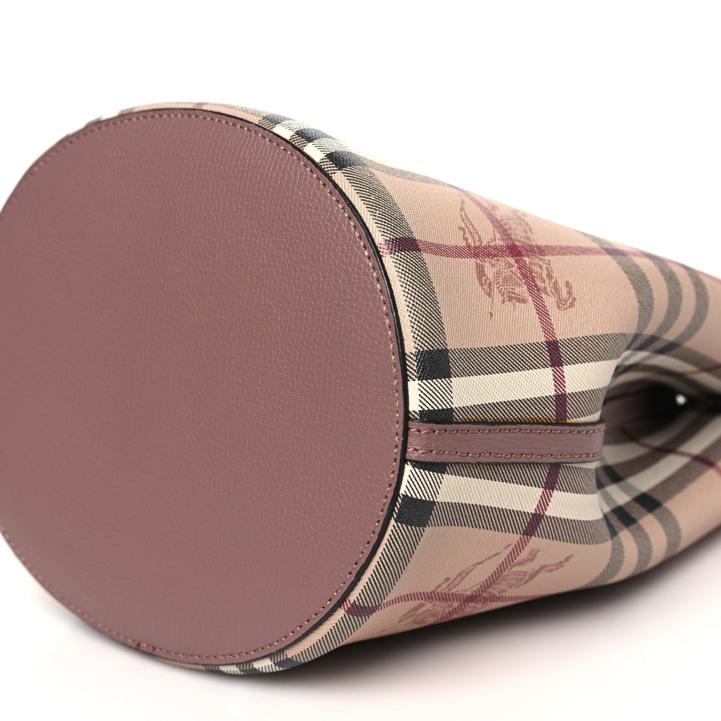 Haymarket Check Colours Small Lorne Bucket Crossbody Elderberry