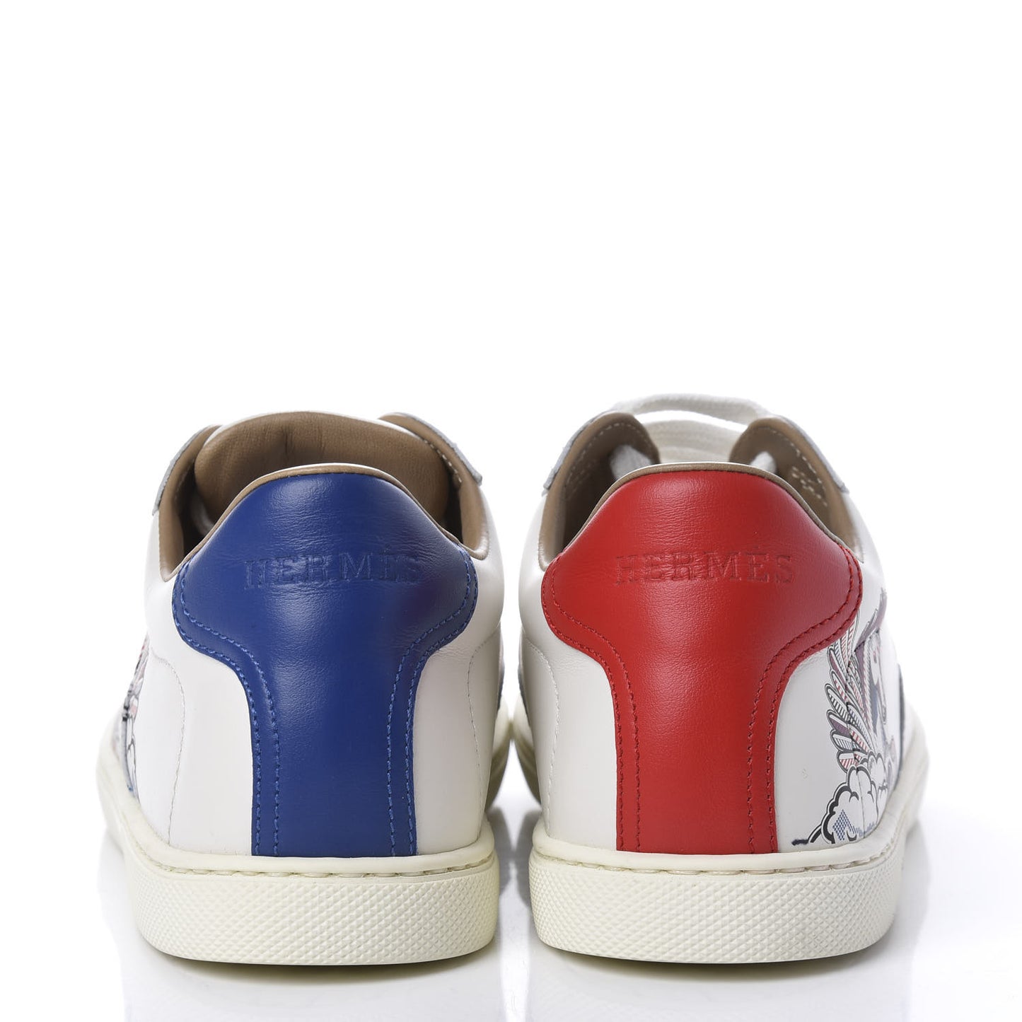 Calfskin Pegase Pop Womens Quicker Sneakers 36.5 White Multicolor
