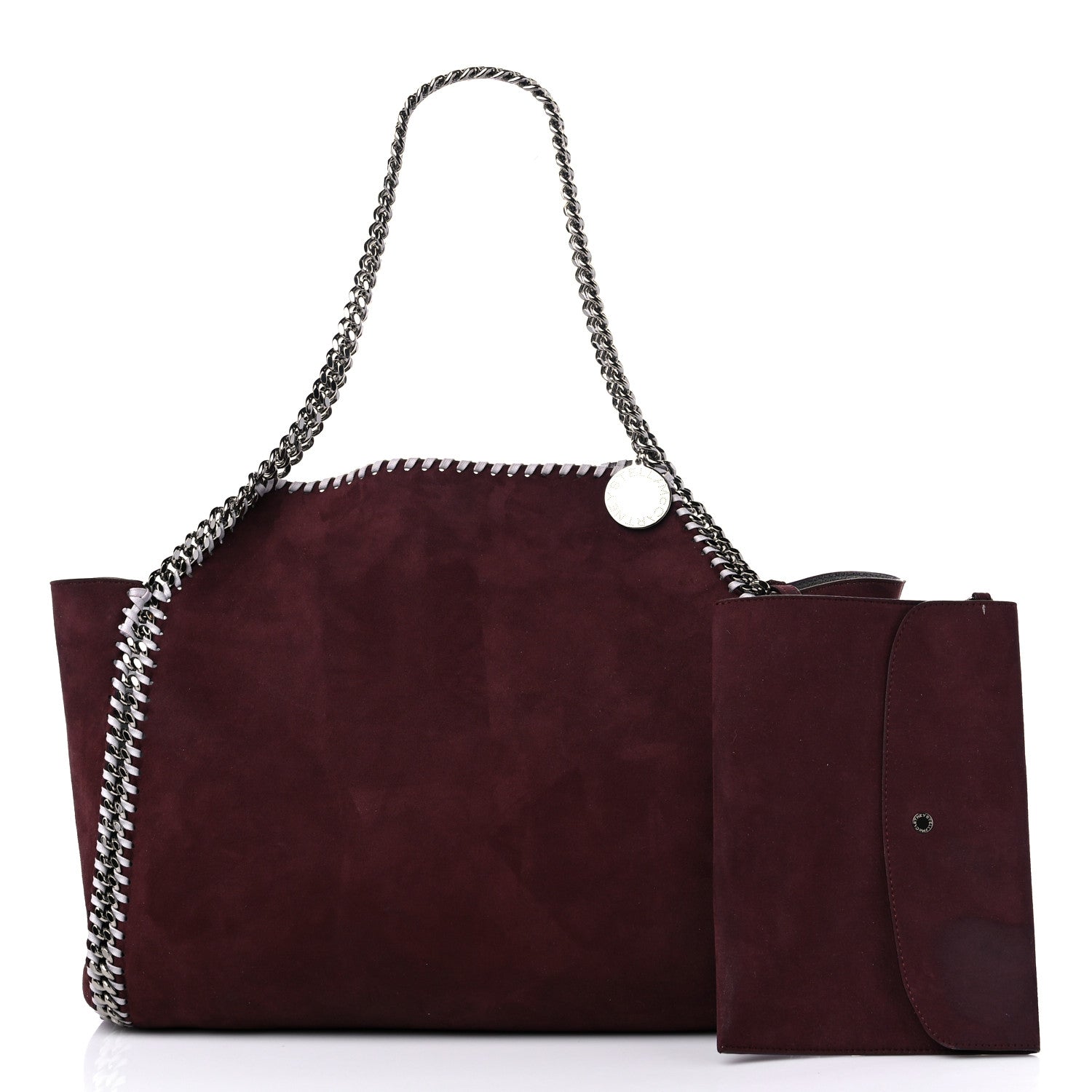 Stella McCartney Shaggy Deer Falabella Reversible Tote Light Grey 10 of 15