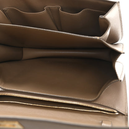 Celine Liege Calfskin Medium Classic Box Flap Bag Taupe 5 of 12