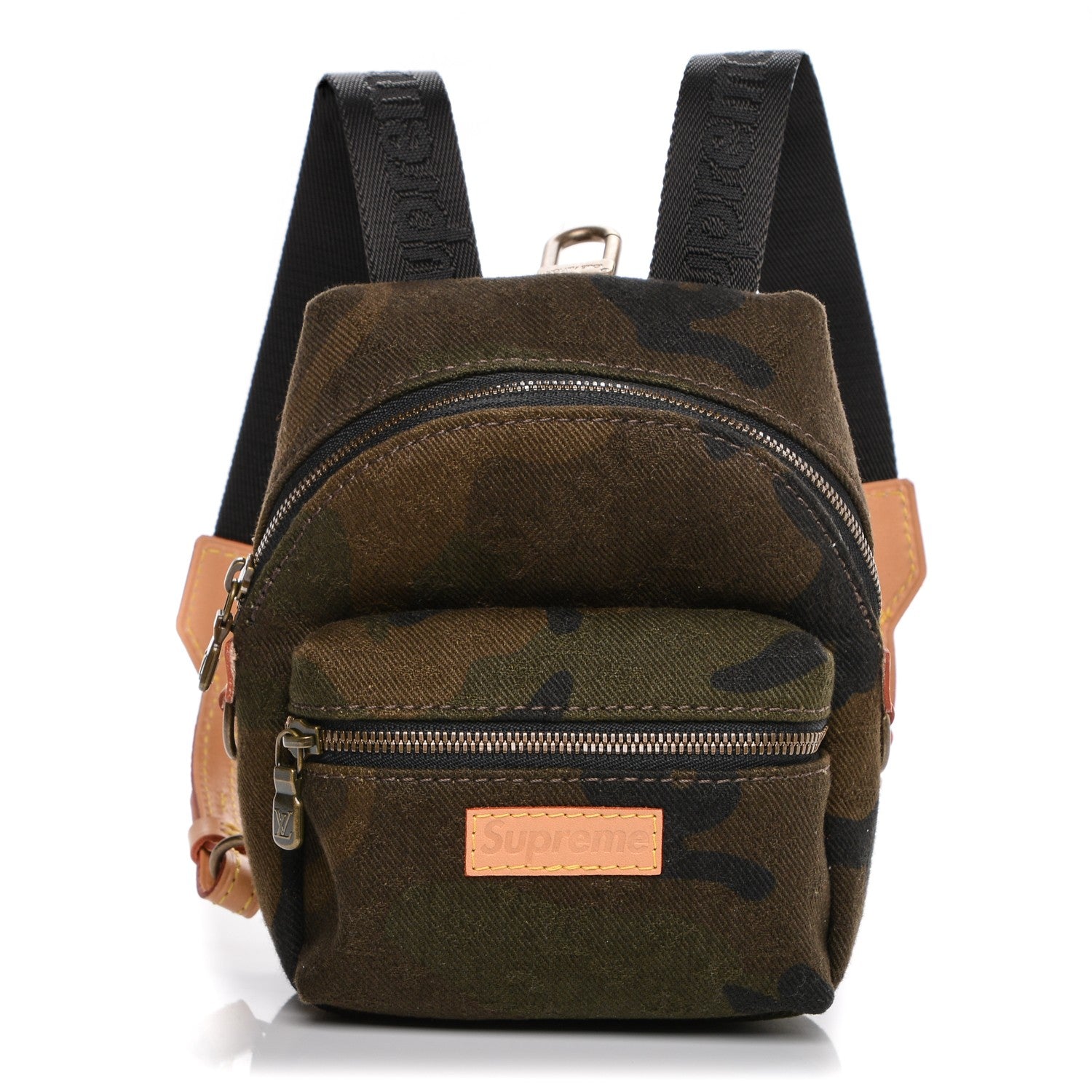Louis Vuitton X SUPREME Camouflage Nano Apollo Backpack Bag Charm 1 of 9