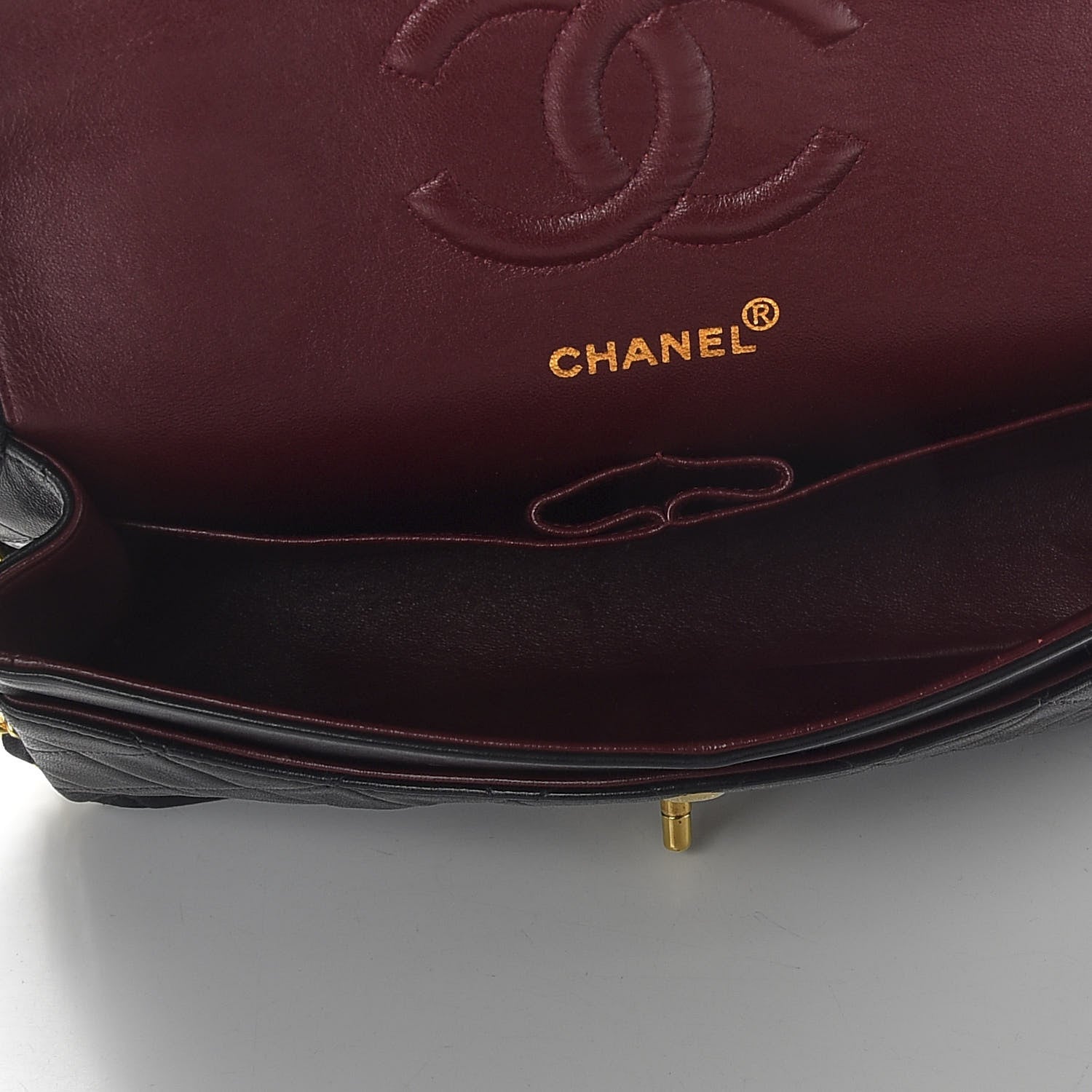 Chanel Lambskin Quilted Medium Double Flap Black 5 of 10