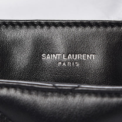 Saint Laurent Calfskin Y Quilted Monogram Loulou Shoulder Bag Black 9 of 9