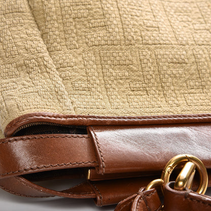 Fendi Corda Zucca Large Peekaboo Iconic Satchel Cognac 16 of 19