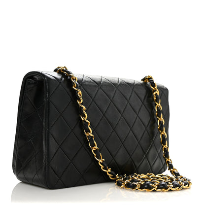 Chanel Lambskin Quilted Small Single Flap Black 3 of 9