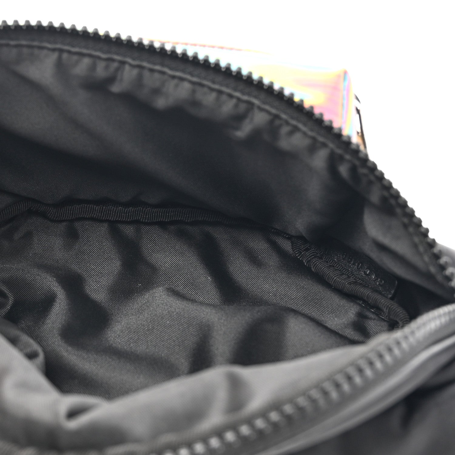 Givenchy Nylon Rainbow Hologram Belt Bag Black 5 of 10