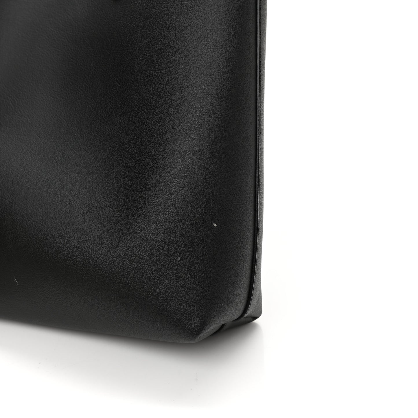 Calfskin Toy Shopping Tote Black