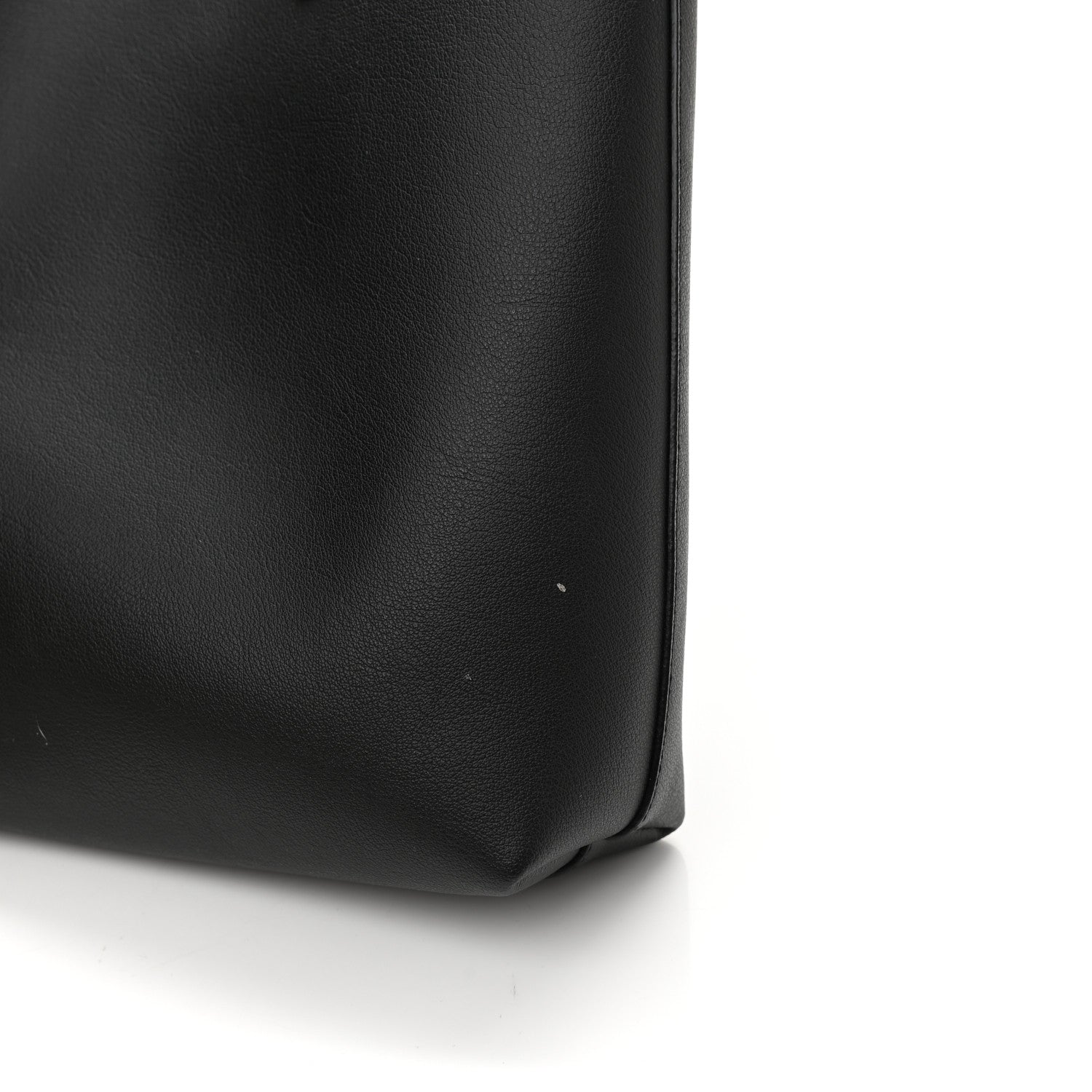 Saint Laurent Calfskin Toy Shopping Tote Black 9 of 9