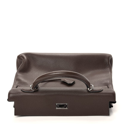 Hermes Taurillon Clemence Kelly Retourne 35 Chocolate 17 of 37