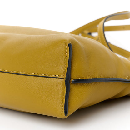 Loewe Calfskin Mini Flamenco Knot Clutch Ochre 10 of 10