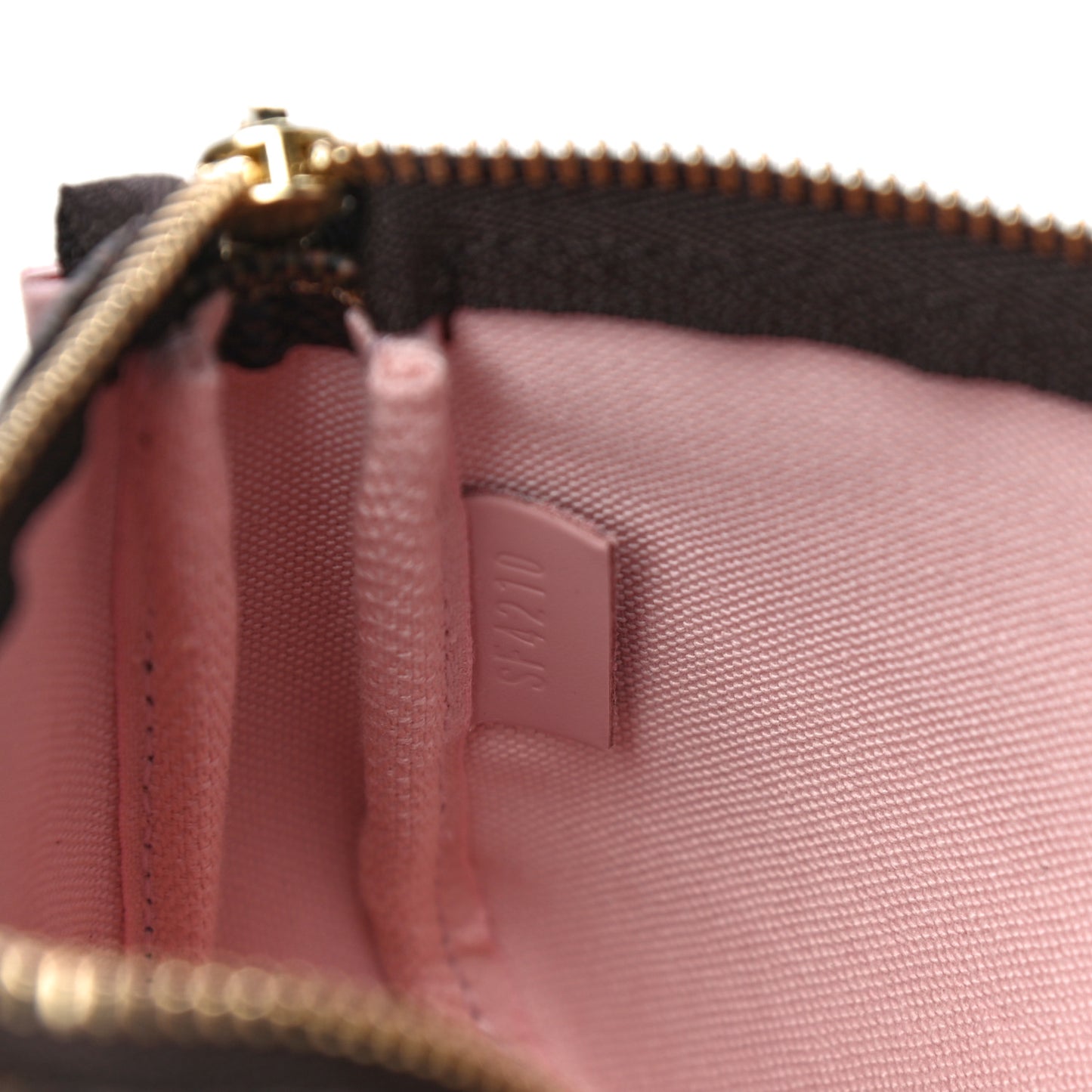 Damier Ebene 2020 Christmas Animation Big Wheel Mini Pochette Accessories Rose Ballerine