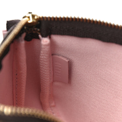 Louis Vuitton Damier Ebene 2020 Christmas Animation Big Wheel Mini Pochette Accessories Rose Ballerine 7 of 11