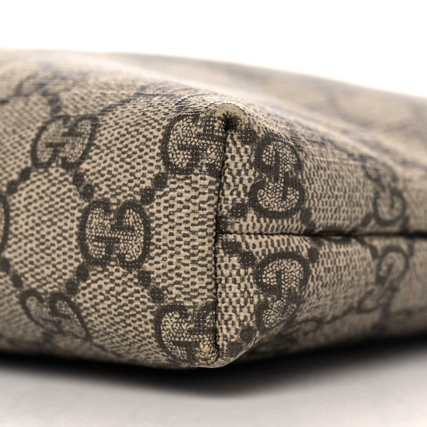 Gucci GG Supreme Monogram Web Messenger Bag Black 6 of 9