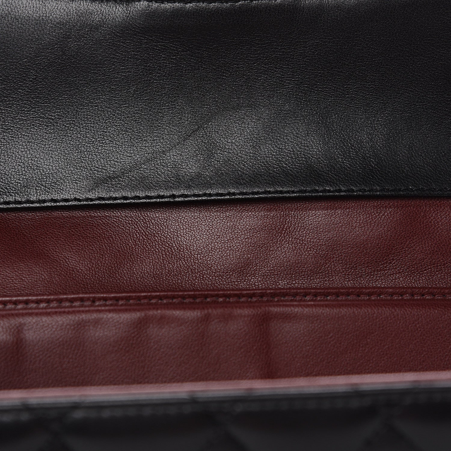 Chanel Lambskin Quilted Large Flap Wallet Black 11 of 15