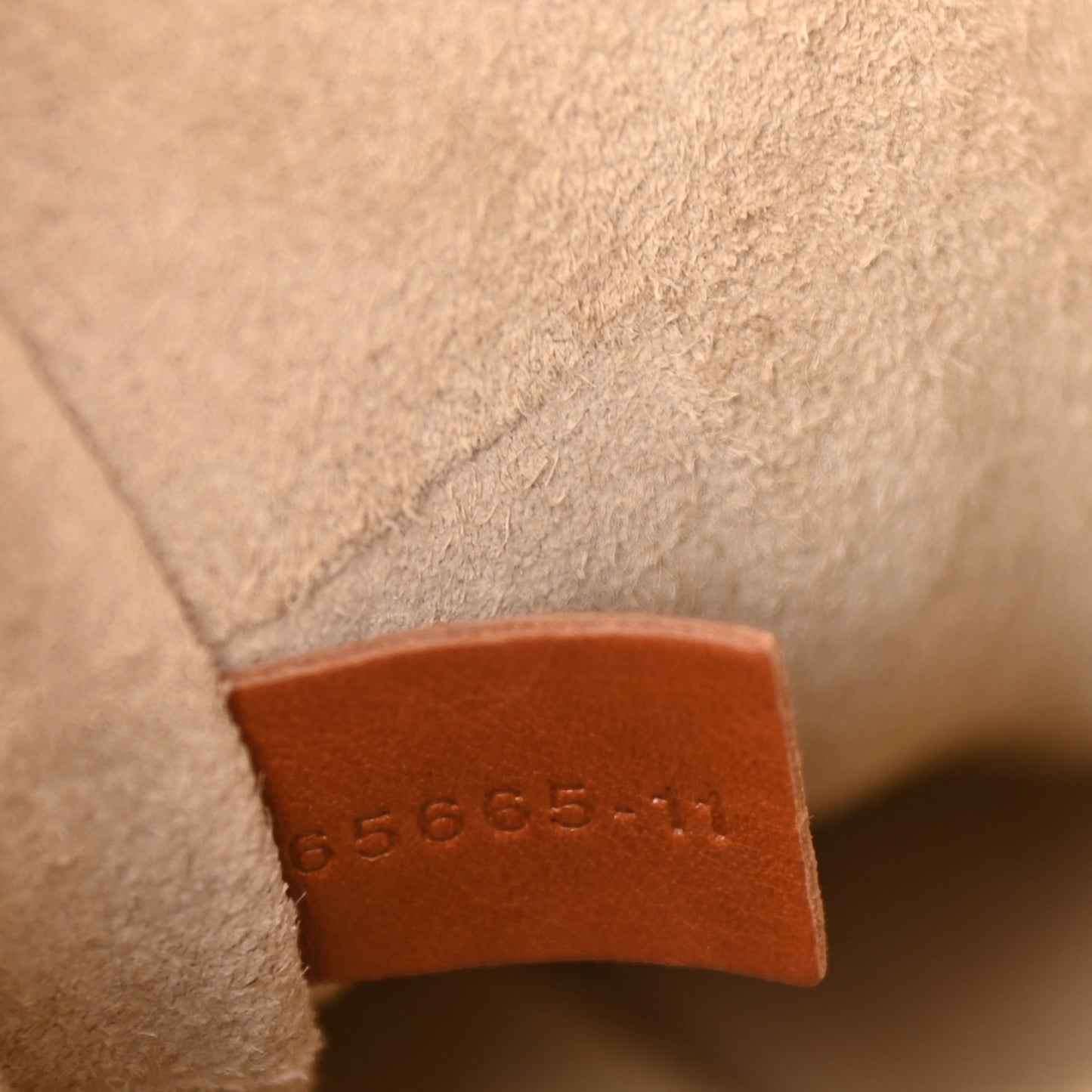 Calfskin Perforated Small Hayley Hobo Caramel