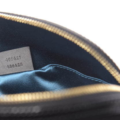 Gucci Suede Patent Web GG Small Ophidia Dome Shoulder Bag Black 6 of 9