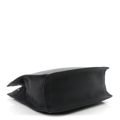 Saint Laurent Linen Calfskin Rive Gauche North South Tote Grey 4 of 9