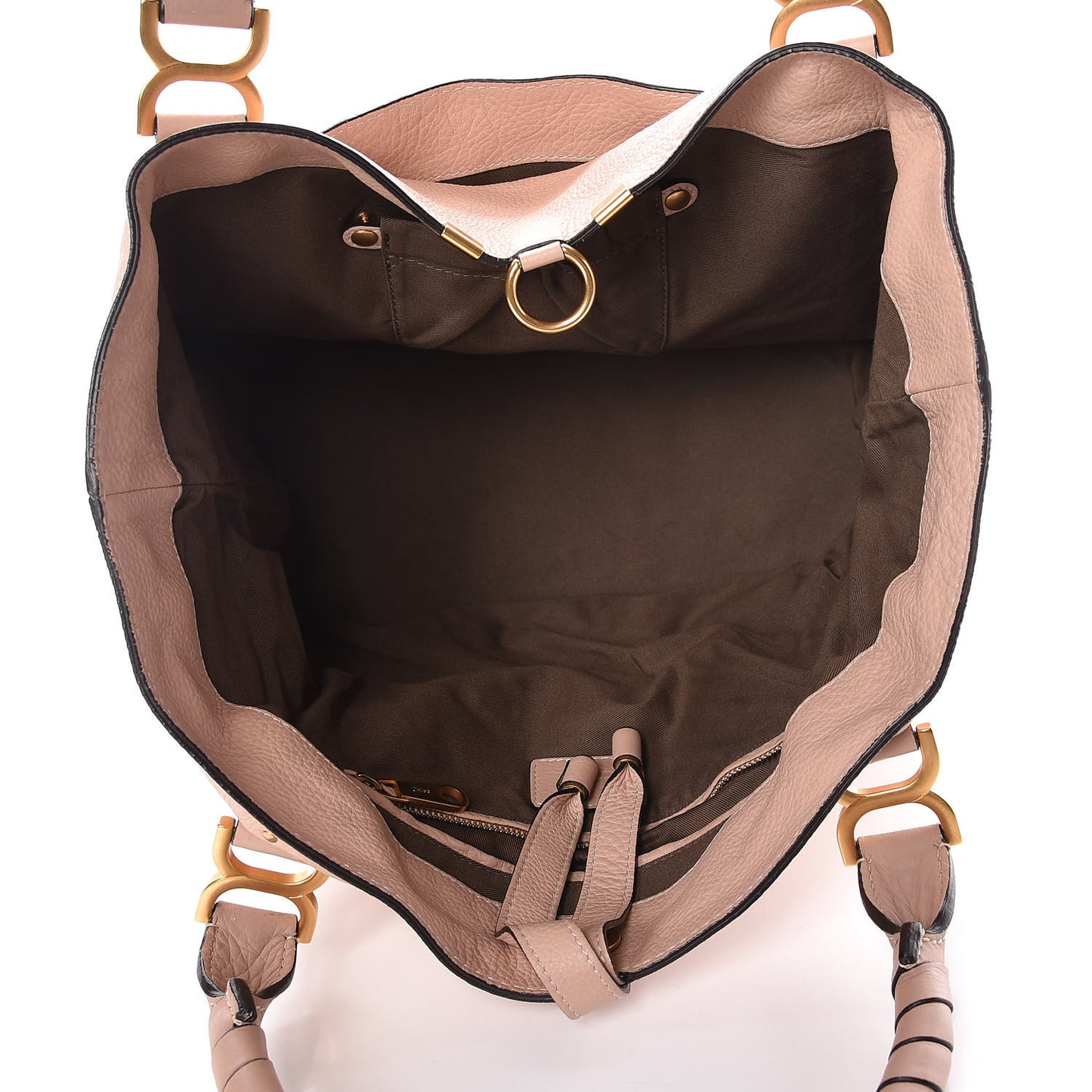 Calfskin Large New Marcie Tote Blush Nude