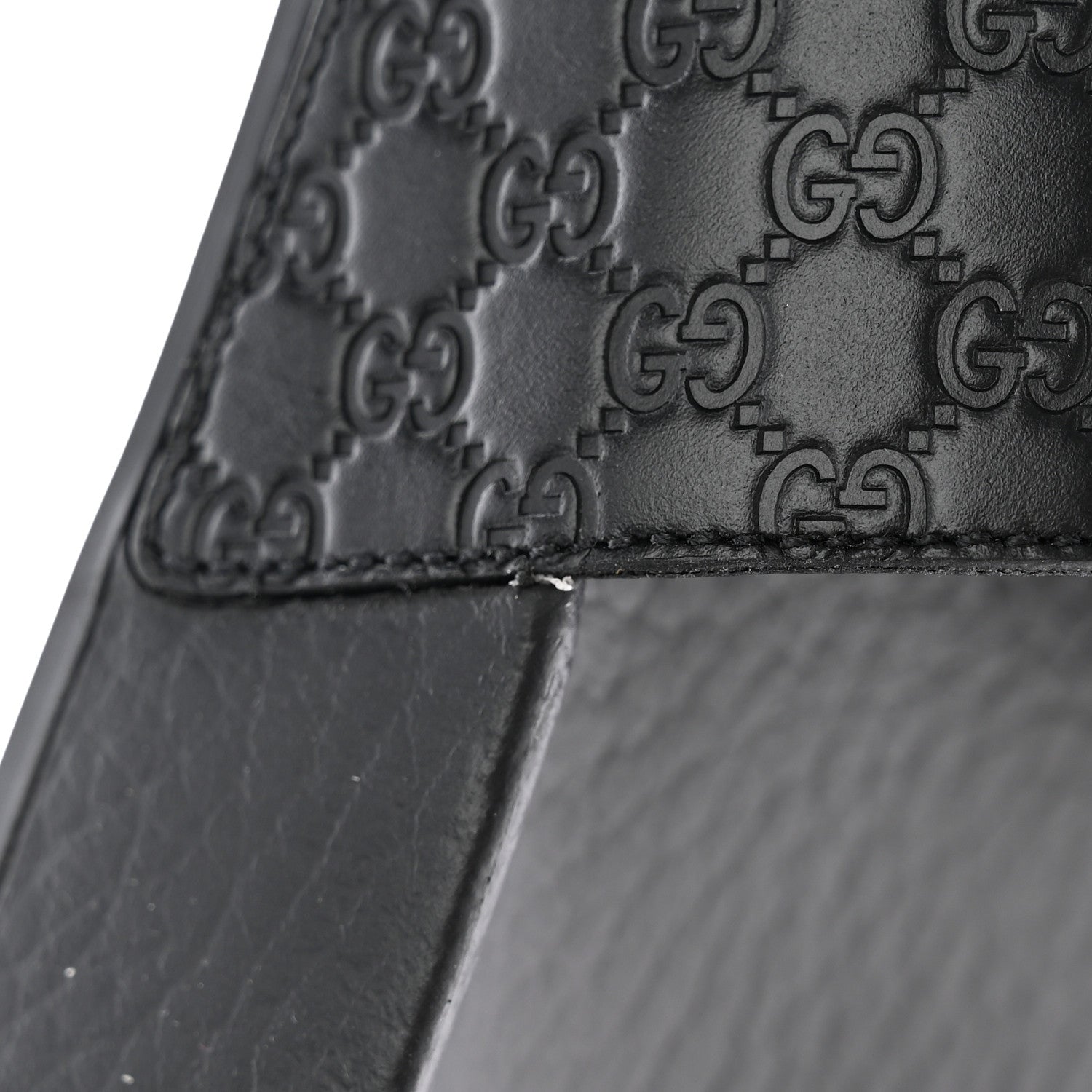 Gucci Microguccissima Mens Slide Sandals 12 Black 12 of 15