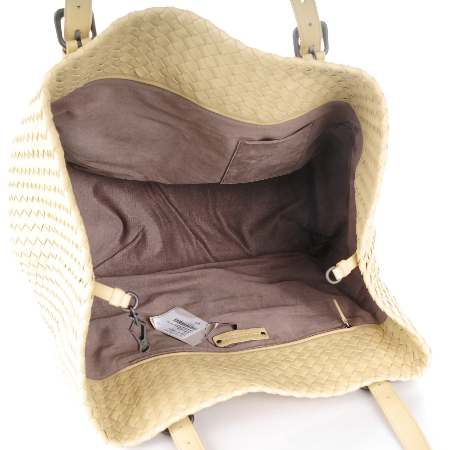 Nappa Intrecciato Large Seamless Tote Banane
