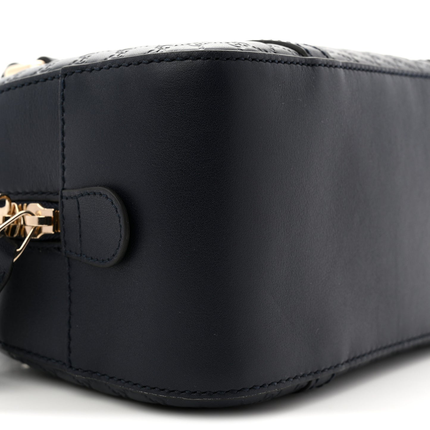 Soft Microguccissima Small Crossbody Bag Blue