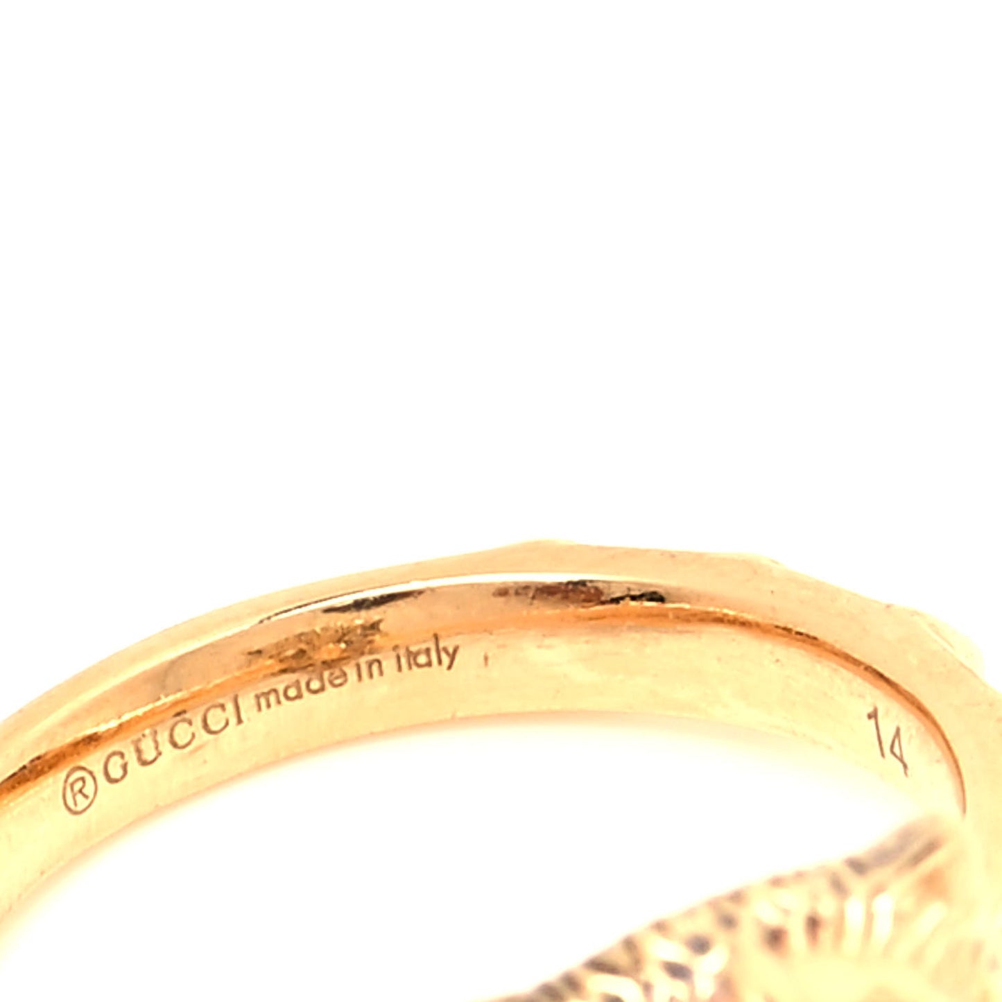 18K Yellow Gold Amethyst Diamond Le Marché Des Merveilles Feline Ring 51 5.75