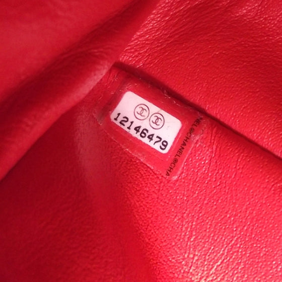 Chanel Patent Reissue Double Compartment Flap Cherry 9 of 11