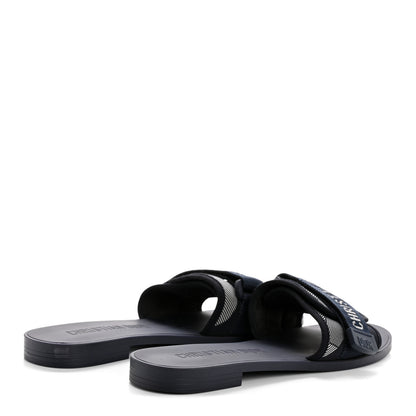 Christian Dior Technical Stretch Fabric Camouflage Dio(r)evolution Slide Sandals 41 Deep Blue 9 of 20