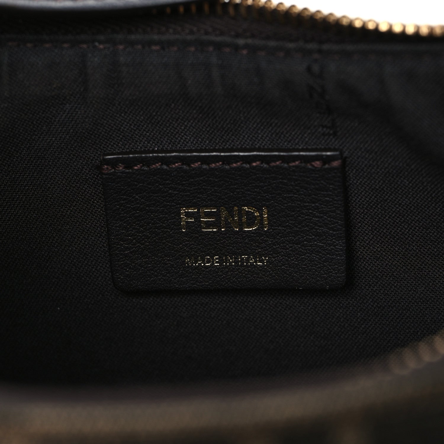 Fendi Fabric Jacquard Vitello Grace FF 1974 Small Fendigraphy Hobo Bag Tobacco Moro Ebano 6 of 10