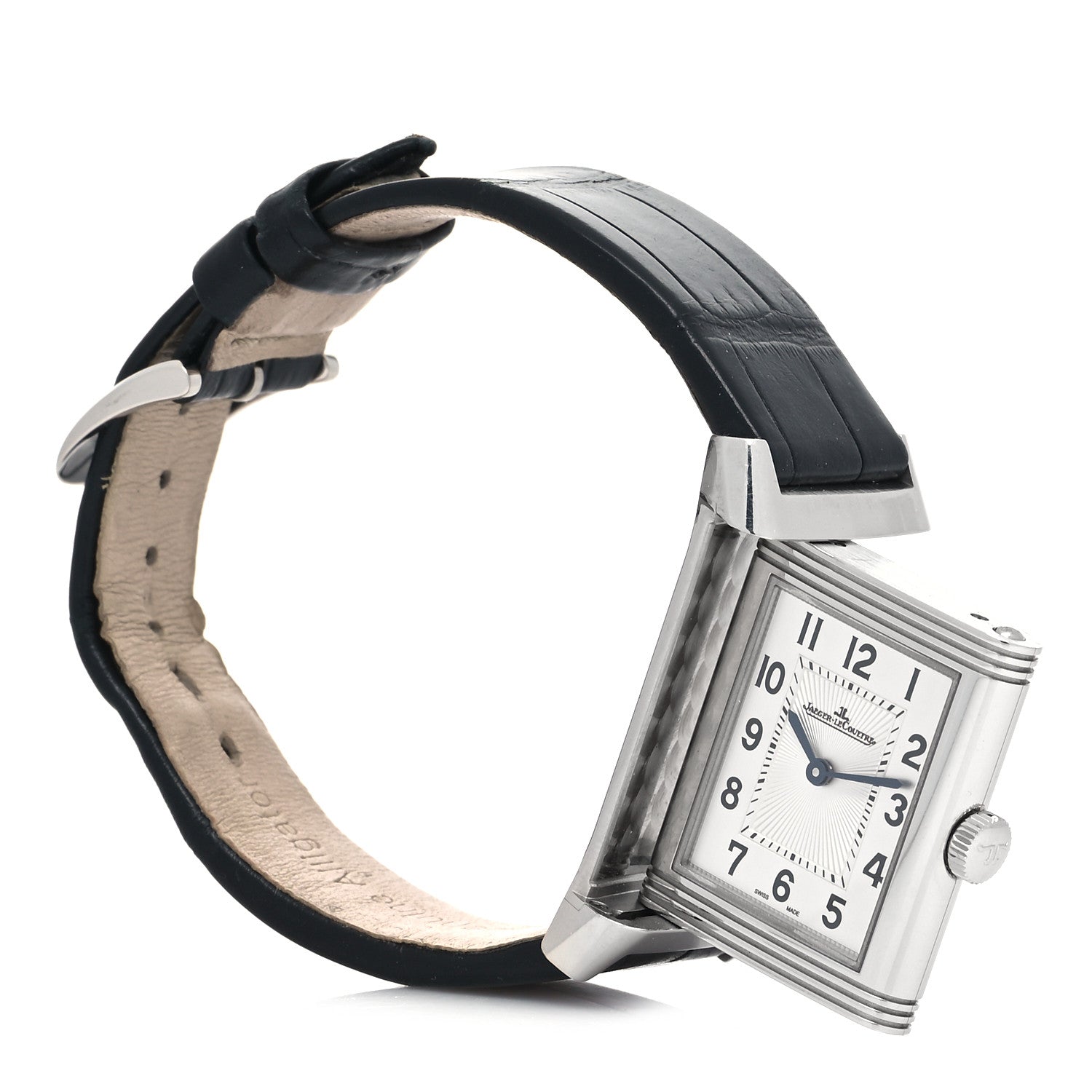 Jaeger-LeCoultre Stainless Steel Alligator 24.4mm Reverso Manual Winding Watch Q2548520 5 of 7