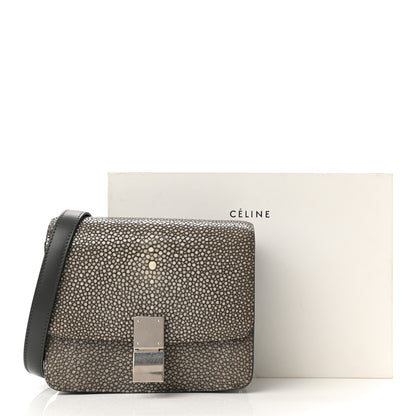 Celine Stingray Small Classic Box Flap Bag Grey 9 of 9