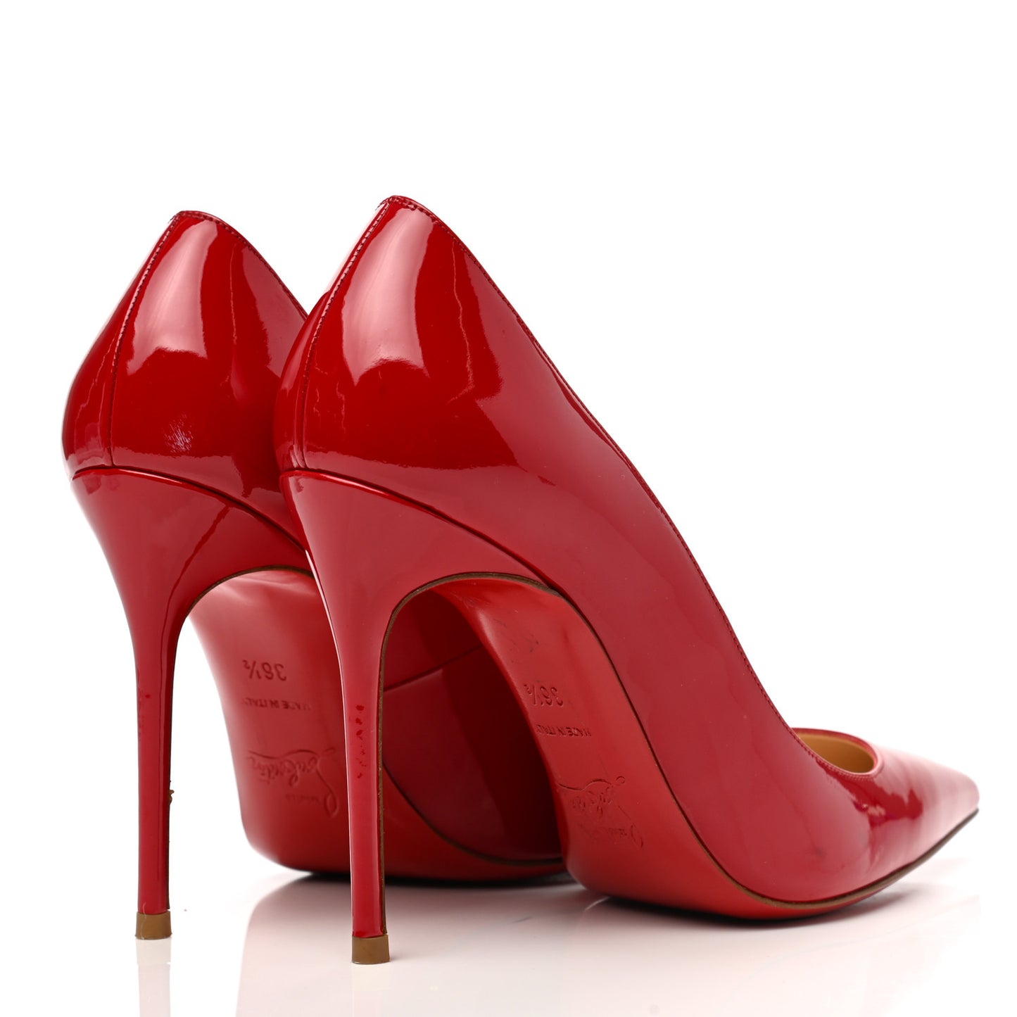 Patent Decollete 554 100 Pumps 36.5 Loubi Red