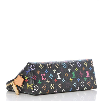 Louis Vuitton Monogram Multicolor Cosmetic Pouch Black Grenade 4 of 8