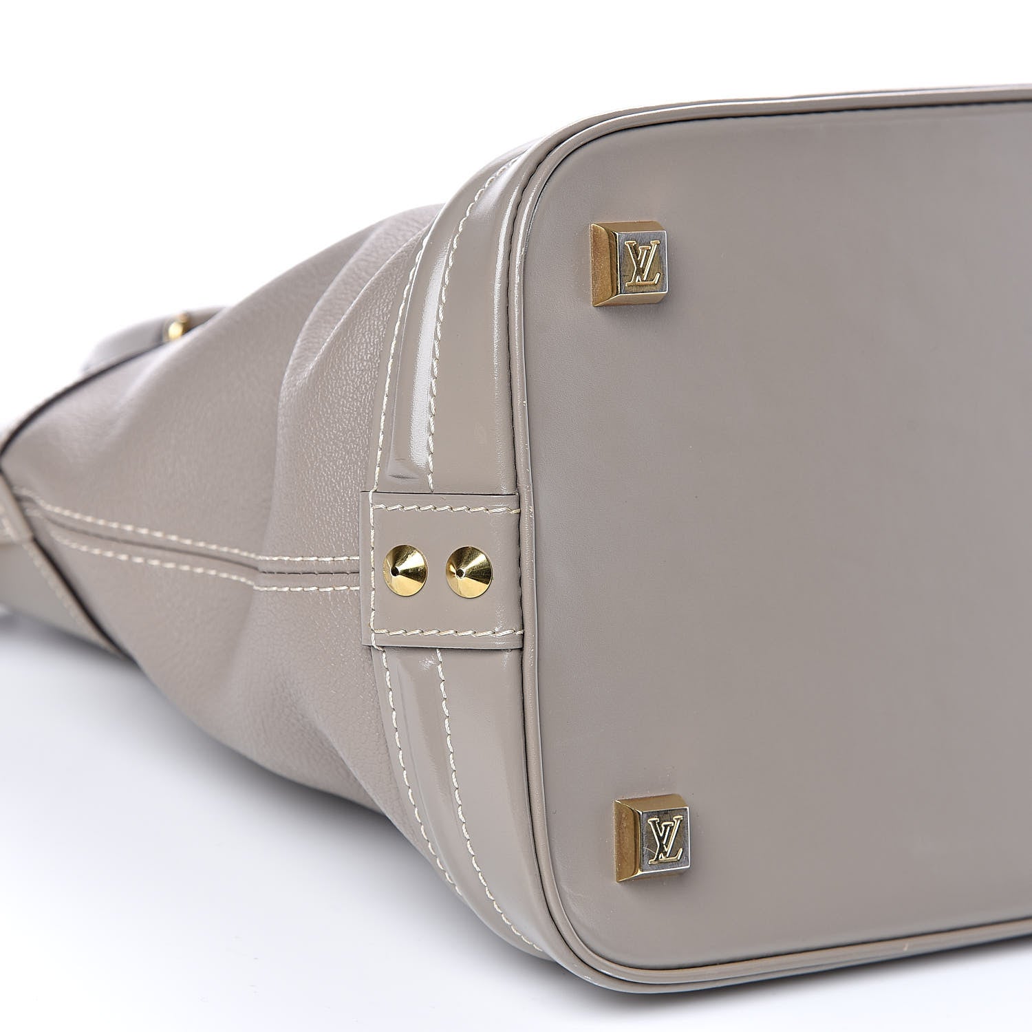Louis Vuitton Suhali Lockit MM Greige 7 of 13