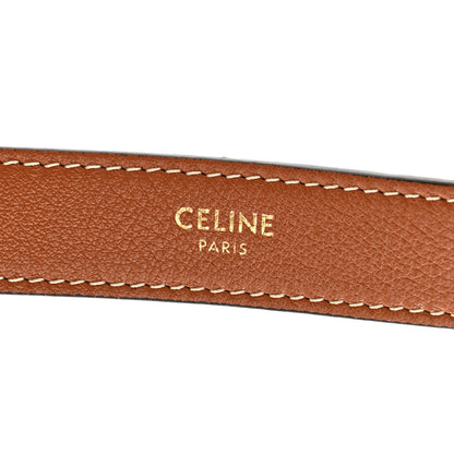 Celine Supple Calfskin Medium Triomphe Heloise Shoulder Bag Tan 8 of 11