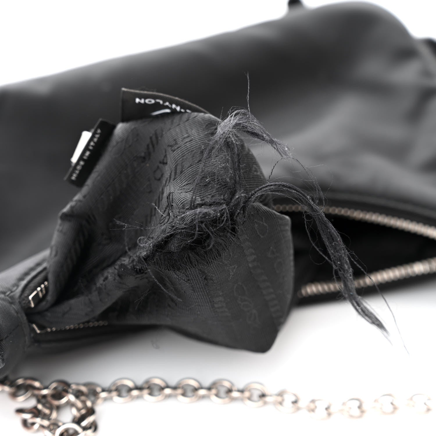 Prada Re-Nylon Saffiano Re-Edition 2005 Shoulder Bag Black 12 of 13