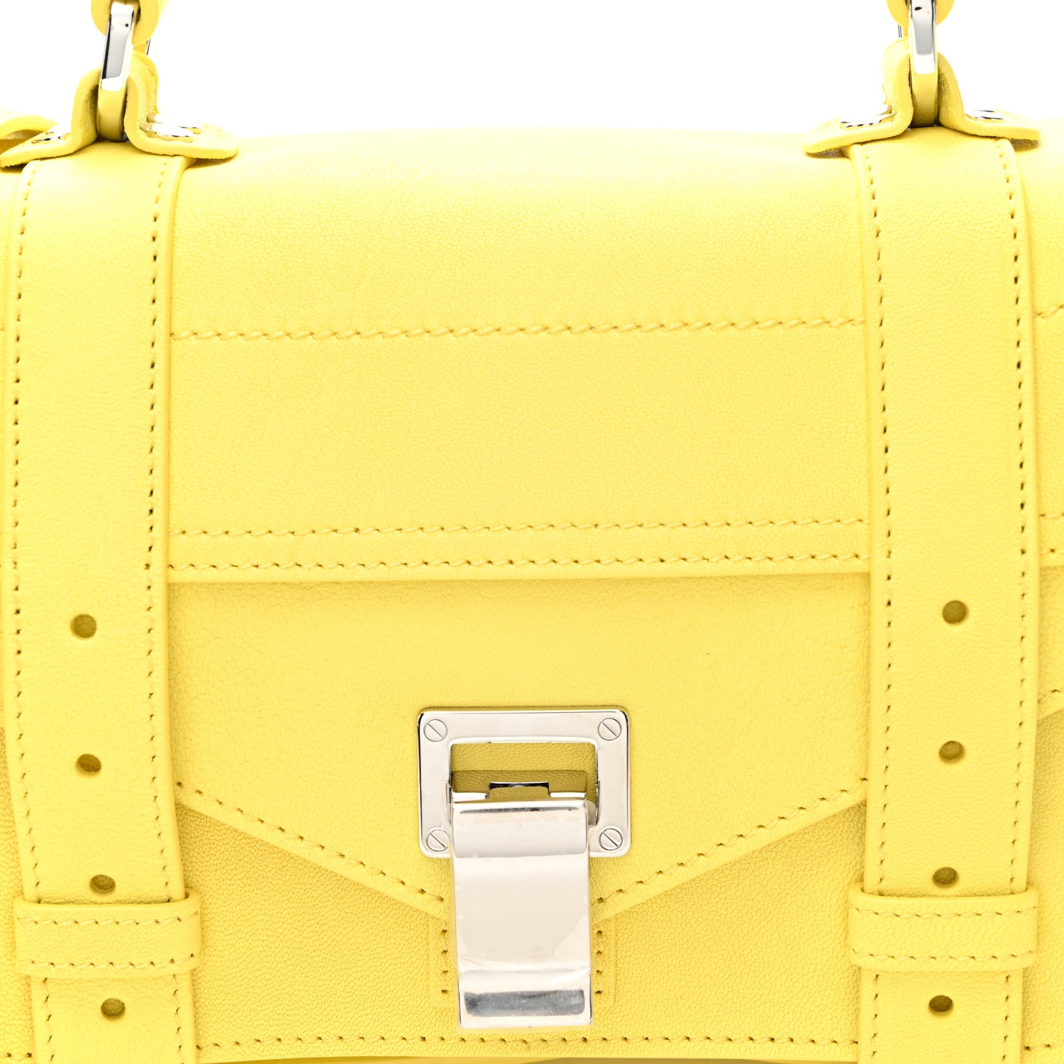 Proenza Schouler Lambskin Tiny PS1 Canary Yellow 7 of 10