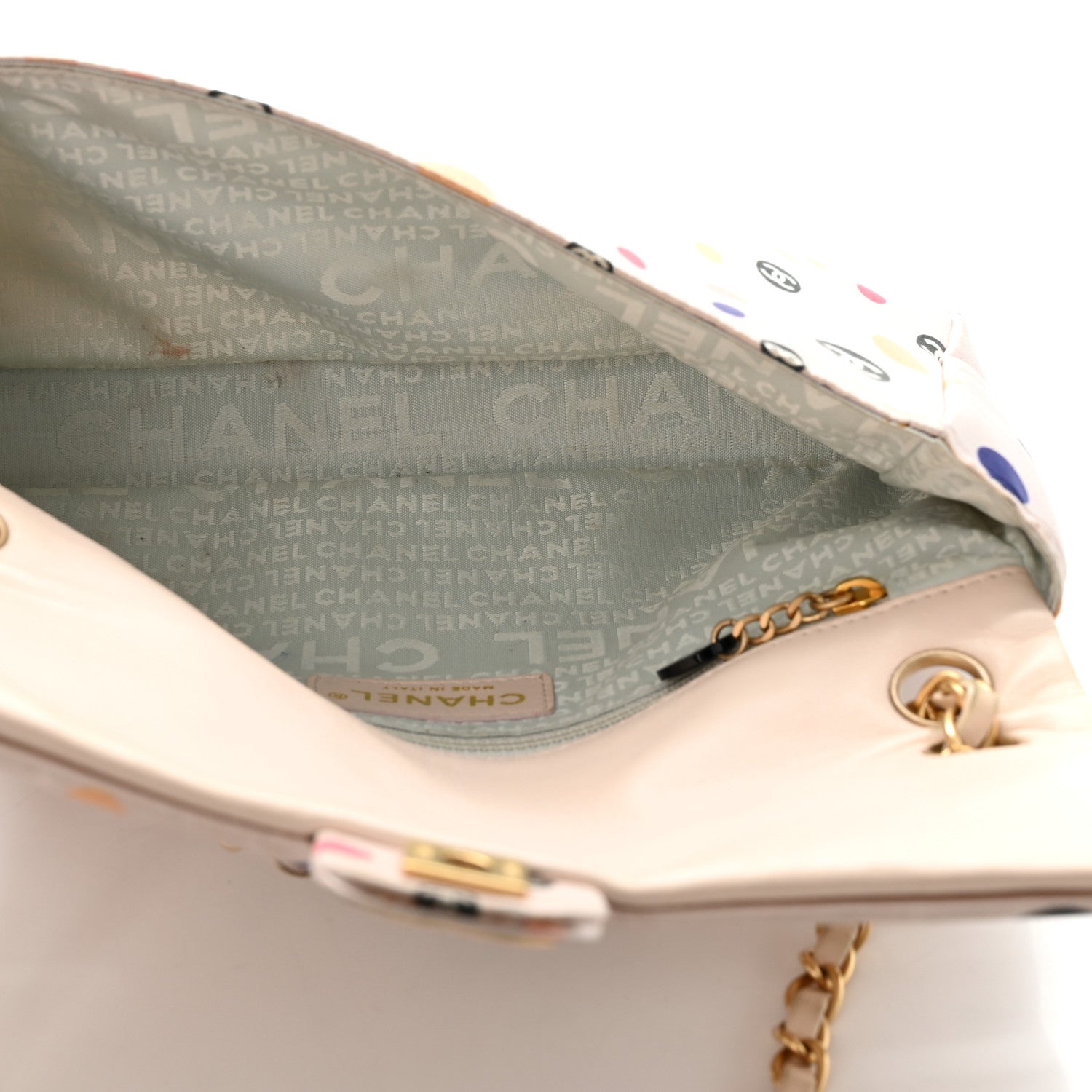 Chanel Satin Printed Small Single Flap Mutlicolor 5 of 13