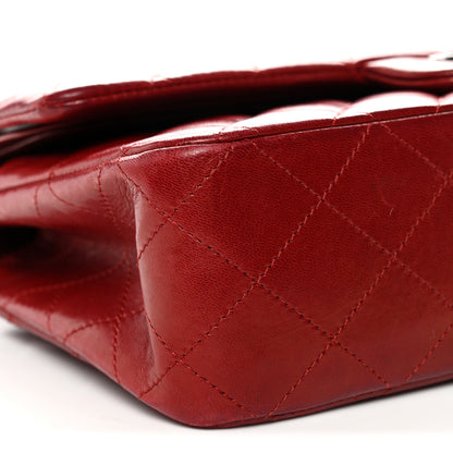 Chanel Lambskin Quilted Medium Double Flap Red 10 of 14